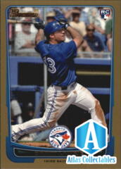 2012 Bowman Baseball Gold #191 Brett Lawrie Toronto Blue Jays